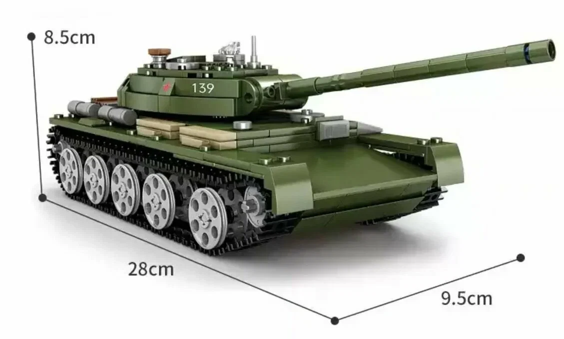 Конструктор танк Т-44 MEDIUM TANK со светом 535+ деталей Kazi 82049 - фото 2 - id-p193138586