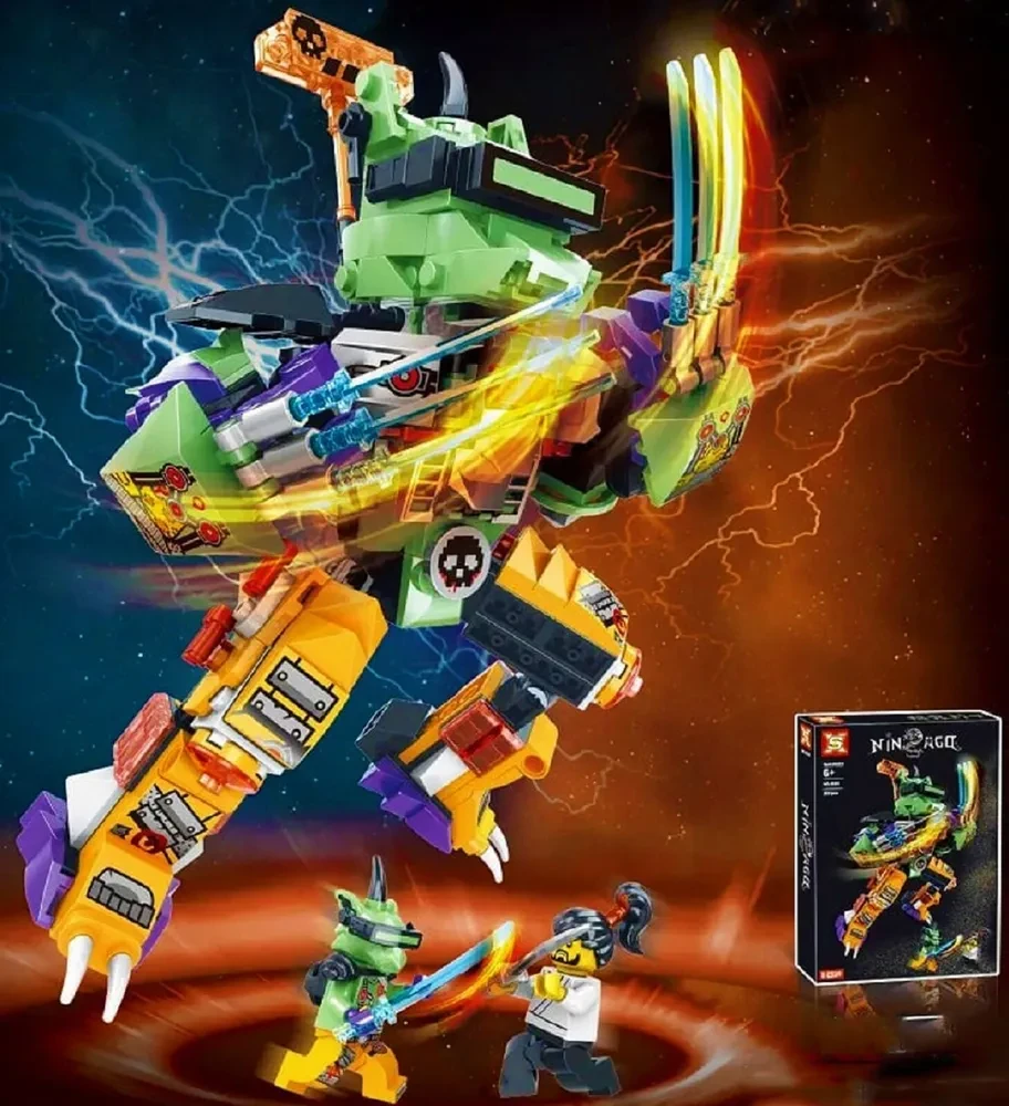 Конструктор "Бронированный робот Небесного Пирата" SX 2033 аналог Лего Ниндзя го, фото 1