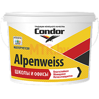 Краска интерьерная водно-дисперсионная Condor Alpenweiss 3,75 кг