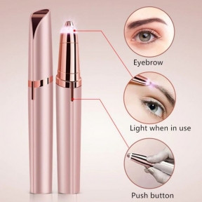 Ручка - триммер Эпилятор для бровей Electric Finishing Touch Flawless Brows Розовый