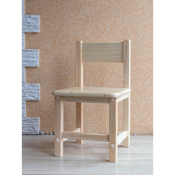 Деревянный стульчик для детей "Блеск" (покрыт лаком) арт. SDN-Lak-27. Высота до сиденья 27 см. Цвет - фото 2 - id-p193146258