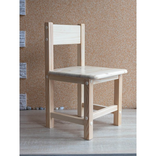 Деревянный стульчик для детей "Блеск" (покрыт лаком) арт. SDN-Lak-27. Высота до сиденья 27 см. Цвет - фото 3 - id-p193146258