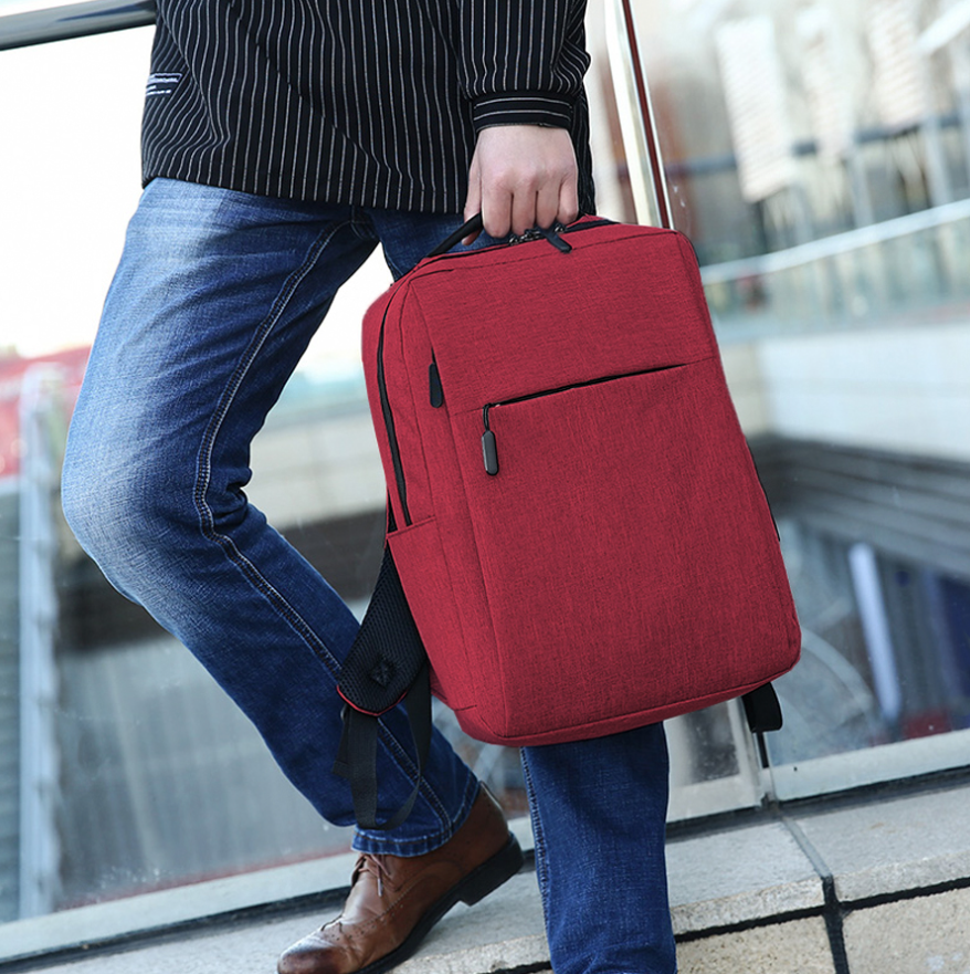 Городской рюкзак Lifestyle с USB и отделением для ноутбука до 17.72 Красный - фото 2 - id-p181949415