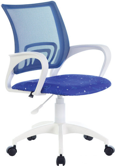 Компьютерное кресло Brabix Fly MG-396W 532405 (белый/темно-синий TW-05/Space) - фото 1 - id-p191738030