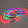 Светящийся ошейник для собак (3 режима, зарядка USB)  Розовый (Pink), размер М, фото 3