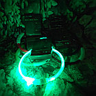 Светящийся ошейник для собак (3 режима, зарядка USB)  Синий (Blue), размер М, фото 7