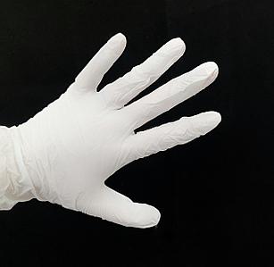 Перчатки нитриловые Wally Plastic одноразовые (белые) все размеры (100 штук, 50 пар) РАБОТАЕМ БЕЗ НДС! XL