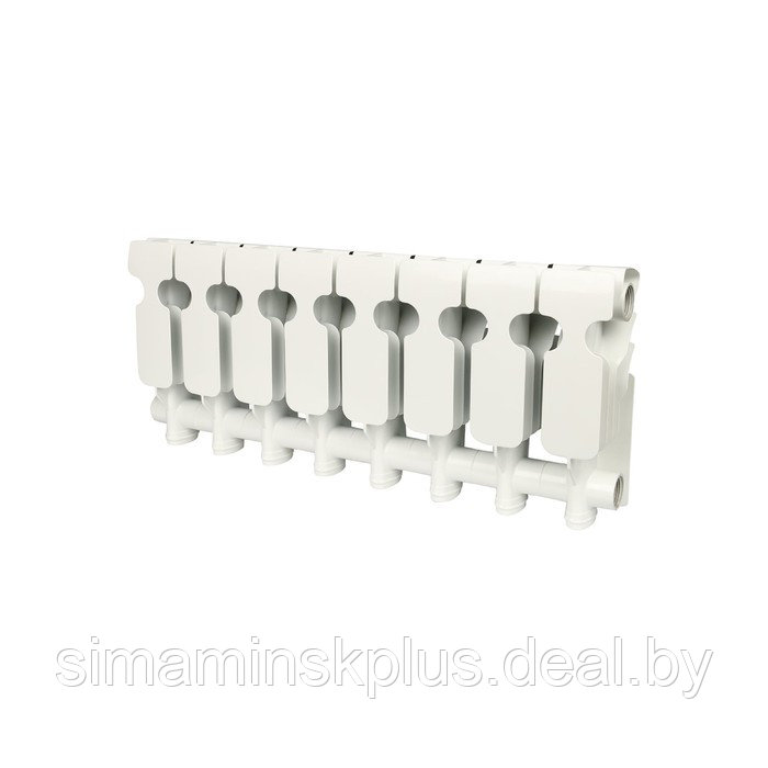Радиатор алюминиевый ROMMER Plus, 200 x 96 мм, 8 секций - фото 2 - id-p193180212