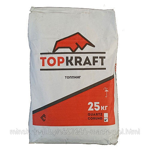 Упрочнитель бетона TopKraft corund (25 кг.) - фото 1 - id-p193185756