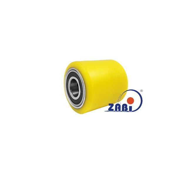 ZABI Ролик алюминий-полиуретановый для гидравлических тележек D=60мм, RAP-60-60 (Польша)