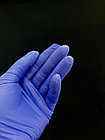 Перчатки винил/нитрил Wally Plastic одноразовые  фиолетовые все размеры (100 штук, 50 пар) РАБОТАЕМ БЕЗ НДС!, фото 2