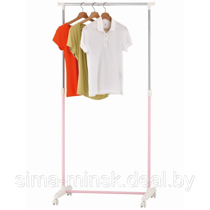 Вешалка для одежды ROSY, 800 × 380 × 950(1645) мм, одинарная - фото 1 - id-p193203723
