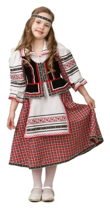 Детский карнавальный национальный костюм девочке БАТИК - фото 1 - id-p193212868