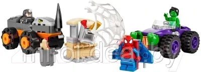Конструктор Lego Duplo Схватка Халка и Носорога на грузовиках 10782 - фото 2 - id-p193205333