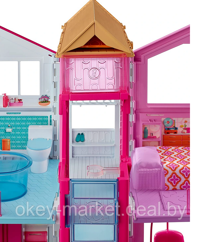 Игровой набор Barbie Городской дом Малибу DLY32 - фото 3 - id-p193214501