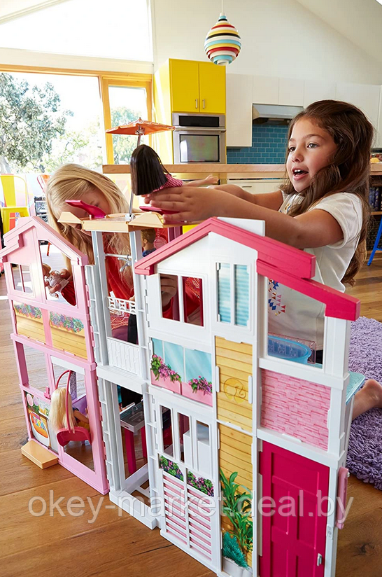 Игровой набор Barbie Городской дом Малибу DLY32 - фото 4 - id-p193214501