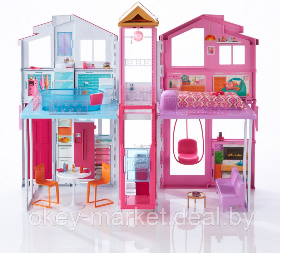 Игровой набор Barbie Городской дом Малибу DLY32 - фото 2 - id-p193214501