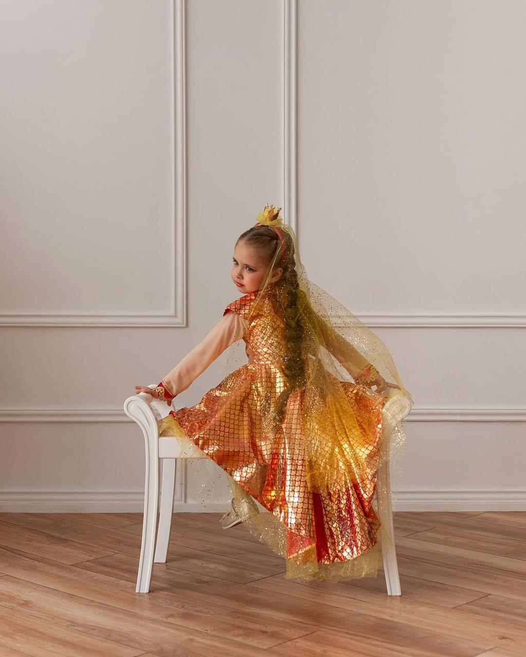 Детский карнавальный костюм Золотая Рыбка Пуговка 2121 к-21 - фото 3 - id-p154951948