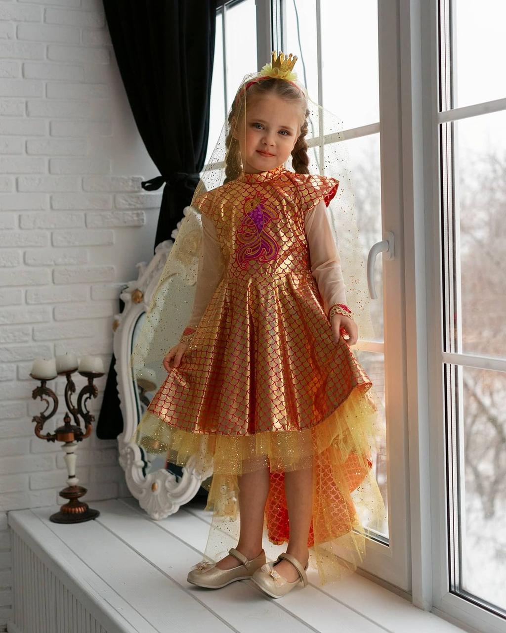 Детский карнавальный костюм Золотая Рыбка Пуговка 2121 к-21 - фото 6 - id-p154951948