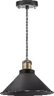 Светильник NIL-WF02-008 60Вт 1,5м. метал. черный/бронза Navigator