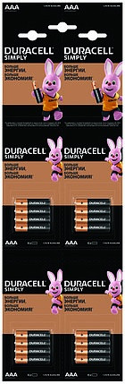 Батарейки DURACELL LR03/MN2400 4BPx4 - фото 1 - id-p193215681