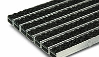 Алюминиевая грязезащитная решетка 390х590 мм ворс