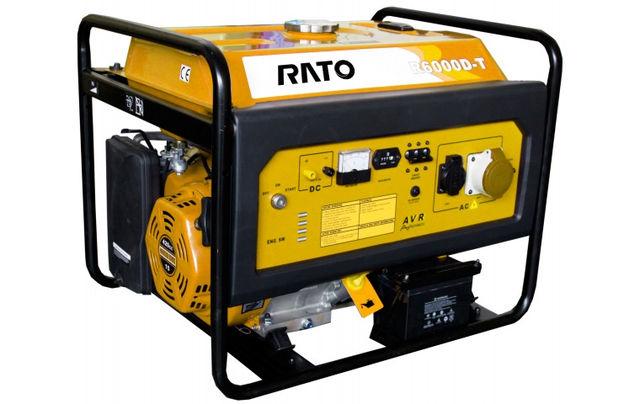 Бензиновый генератор Rato R6000D-T - фото 1 - id-p193215166