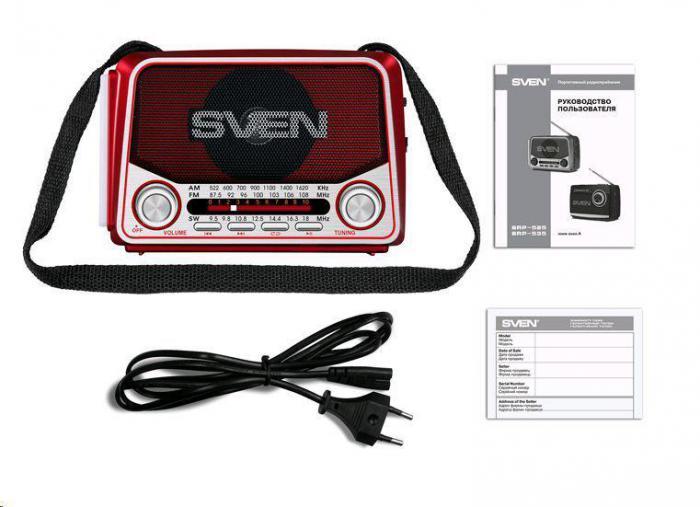 Портативный радиоприемник SVEN BB7 мощный аналоговый аккумуляторный приемник в ретро стиле радио на батарейках - фото 4 - id-p188582207