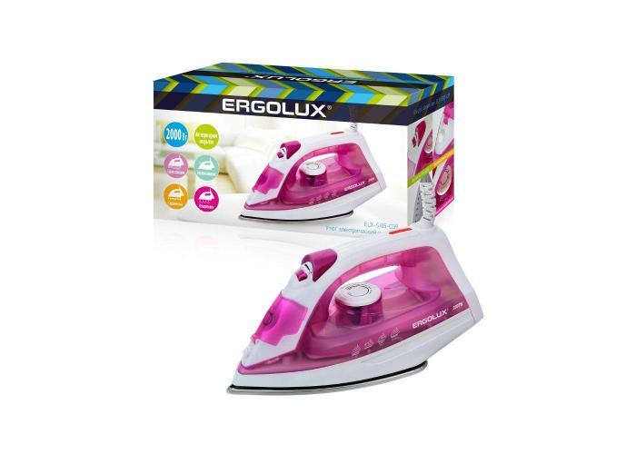 Бытовой домашний утюг ERGOLUX ELX-SI05-C39 фиолетовый - фото 2 - id-p190234665