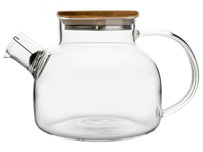Заварочный чайник Italco Glass TeaPot 1L - фото 1 - id-p190174390