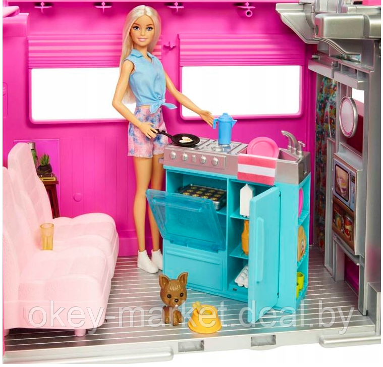 Фургон для путешествий Barbie Dream Camper HCD46 - фото 5 - id-p193215867