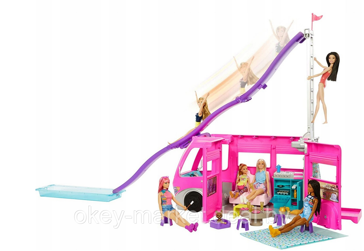 Фургон для путешествий Barbie Dream Camper HCD46 - фото 7 - id-p193215867