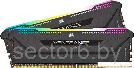 Оперативная память Corsair Vengeance RGB PRO SL 2x16GB DDR4 PC4-28800 CMH32GX4M2D3600C18, фото 2