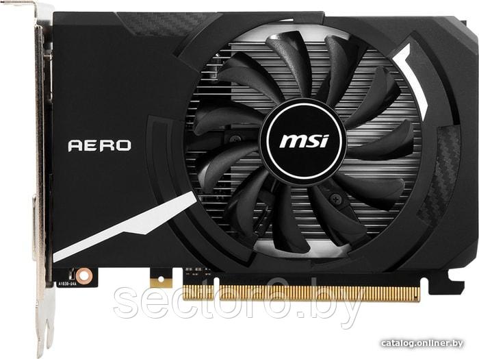 Видеокарта MSI GeForce GT 1030 Aero ITX OC 2GB DDR4 - фото 1 - id-p193216930