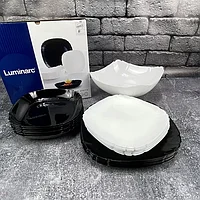 Столовый сервиз Luminarc Lotusia Black & White на 6 персон, 19 предм. Q3022