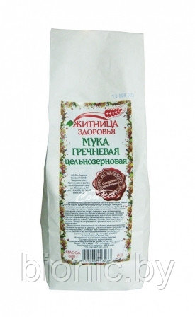 Мука гречневая цельнозерновая "Житница здоровья", 500г 1/12, фото 2