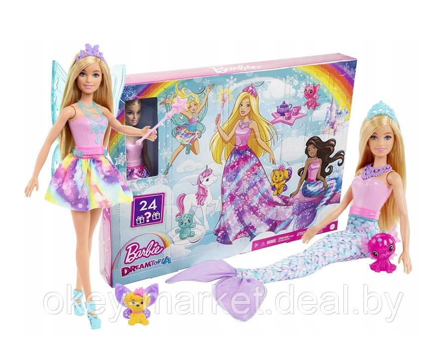 Адвент календарь Barbie Dreamtopia HGM66 - фото 2 - id-p167681217