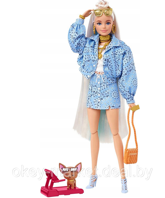 Кукла Barbie Экстра Doll Светлые волосы HHN08 - фото 2 - id-p193224014