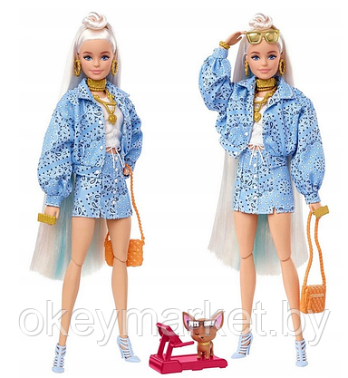 Кукла Barbie Экстра Doll Светлые волосы HHN08, фото 3