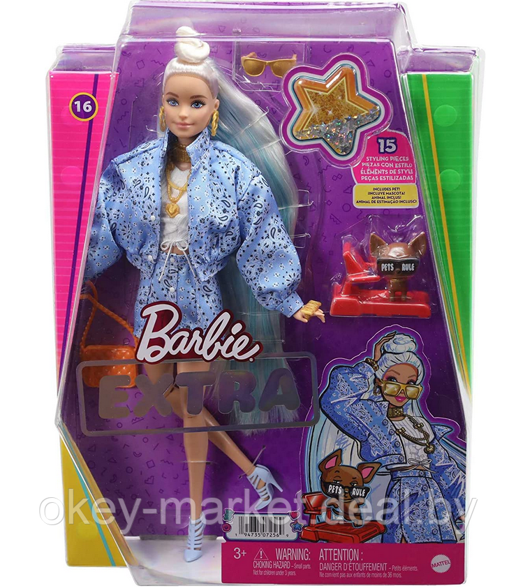 Кукла Barbie Экстра Doll Светлые волосы HHN08 - фото 1 - id-p193224014