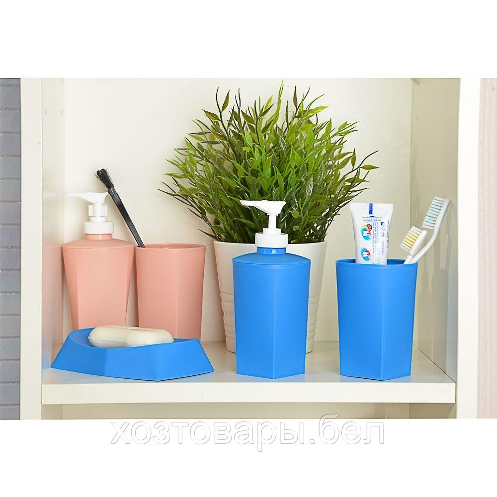 Набор для ванной 3 прибора, пластик, цвет ассорти, VETTA - фото 5 - id-p193216166