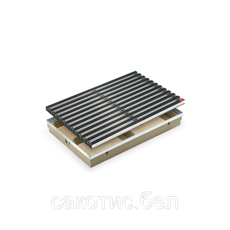 Алюминиевая грязезащитная решетка 490х990 мм резина - фото 5 - id-p193224611
