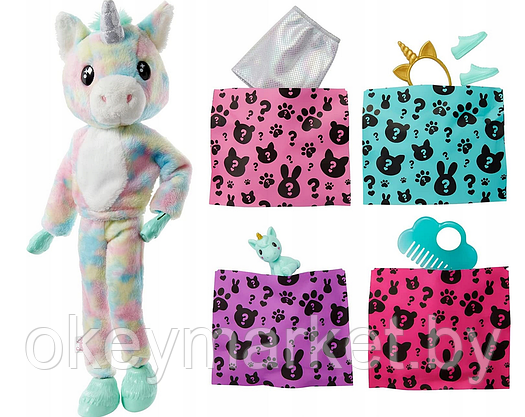 Кукла Barbie Cutie Reveal Единорог HJL58, фото 3