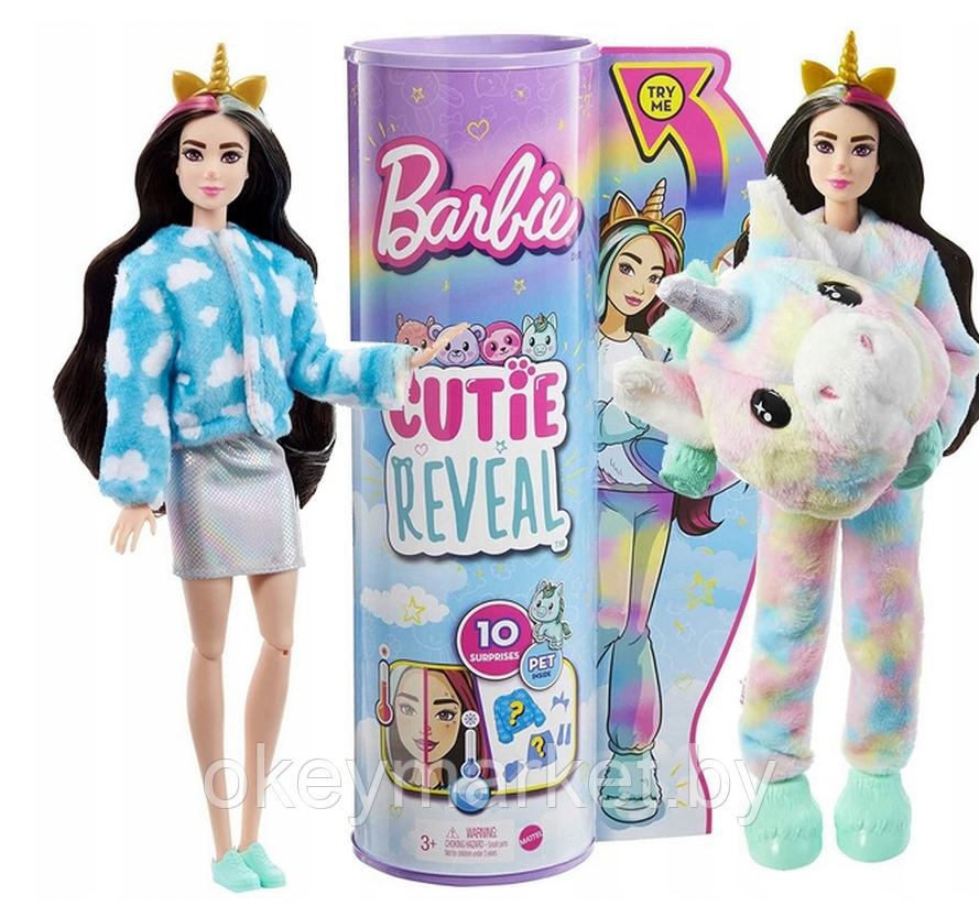 Кукла Barbie Cutie Reveal Единорог HJL58, фото 2