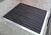 Алюминиевая грязезащитная решетка 18 мм с обрамлением с чистящей вставкой (резина), фото 5