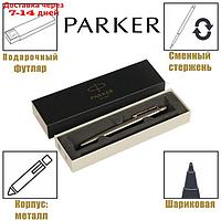 Ручка шариковая Parker Jotter Core K691 Stainless Steel GT M, корпус из нержавеющей стали, серебристый