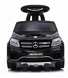 Детская машинка-каталка, электромобиль RiverToys Mercedes-AMG GLS 63 HL600 (черный) Лицензия, пульт Д/У, фото 3