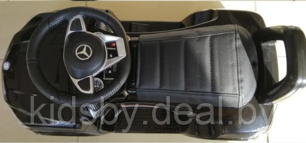 Детская машинка-каталка, электромобиль RiverToys Mercedes-AMG GLS 63 HL600 (черный) Лицензия, пульт Д/У - фото 6 - id-p186235181