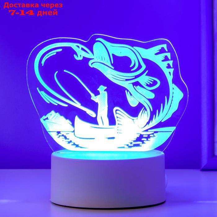 Светильник "Рыбак" LED RGB от сети 9,5х13,5х15 см - фото 4 - id-p192747103