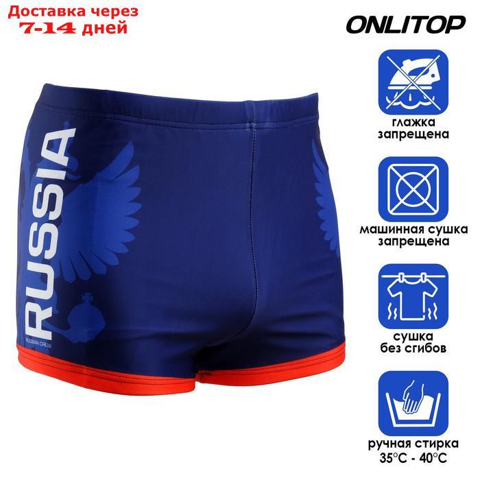 Плавки мужские для бассейна "RUSSIA", размер 46 - фото 2 - id-p191348135